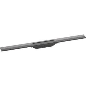 Hansgrohe RainDrain Flex регулируем капак за сифон за душ, черен - матиран хром, 80 см (56044340)