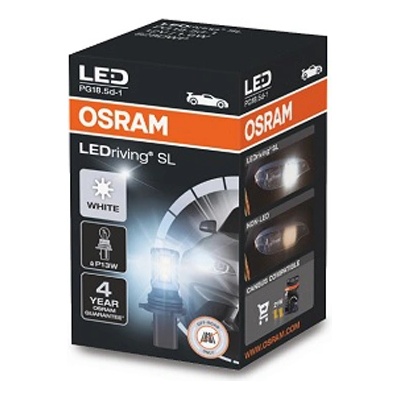 Крушка OSRAM LED P13W, 12V, 1.5W, 6000К, 130lm, 1 брой