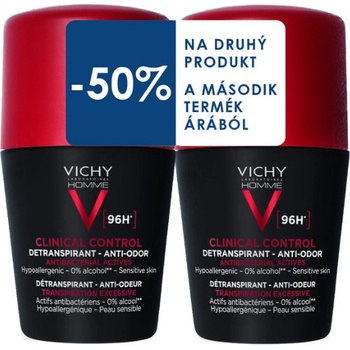 Vichy Homme 96h Dentranspirant proti zápachu Duo 2 x 50 ml