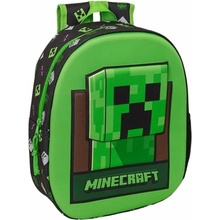 Safta · Detský 3D batoh Minecraft - motív Creeper - 9L