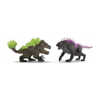 Schleich 70827 Shadow Lynx vs Stone Beast Eldrador Creatures