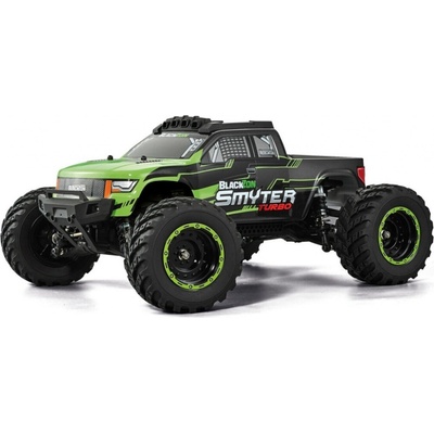 BlackZon Smyter MT Turbo 3S Brushless 4WD Monster Truck RTR zelený 1:12