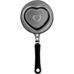 ibili Тиган за яйца или мини палачинки IBILI Heart във форма на сърце - Ø12 x h1.5 см (IBILI 450400)
