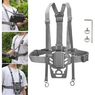 SunnyLife Popruh na krk Ramenní držák na hrudník pro DJI RC Plus Drone Remote / Zj844-d
