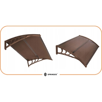 Springos Polyroof 150x75 cm hnědá