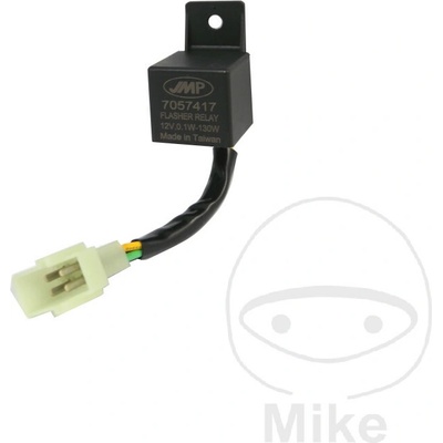 JMP relé blinkru elektrické 12V 4 PIN Universal HONDA CB 500 F 13-15, CB 500 FA ABS 13-15, CB 500 XA ABS 13-15, CB 500 X 15, CB 600 F HORNET 07-15, CB 600 FA HORNET ABS 07-15, CB 1000 R 08-16...