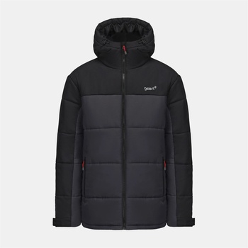 Gelert Яке Gelert Men's Hooded Long Sleeve Insulated Puffer Jacket - Grey/Black