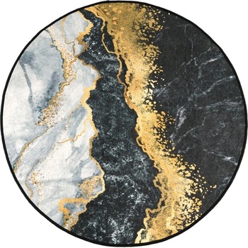 Перящ се килим многоцветен o 120 см противоплъзгащ