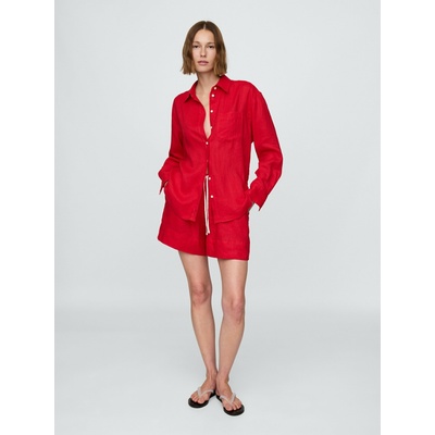 GAP Ленени къси панталони GAP GAP | Cherven | ЖЕНИ | XS