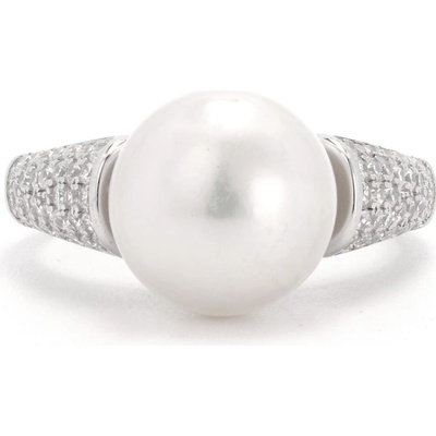 Rafity Stříbrný prsten Pearl Majesty R0075 0506
