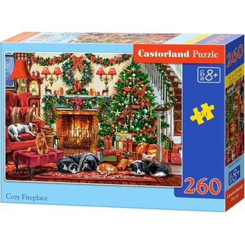 Castorland Пъзел Castorland от 260 части - Уют край камината