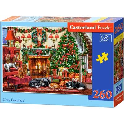 Castorland Пъзел Castorland от 260 части - Уют край камината