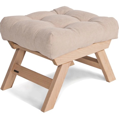MarLiving Taburet BREEZIO 01 55 cm z masivu/krémový
