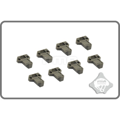 FMA zvětšená táhla Pull Tab 8 ks Zelená