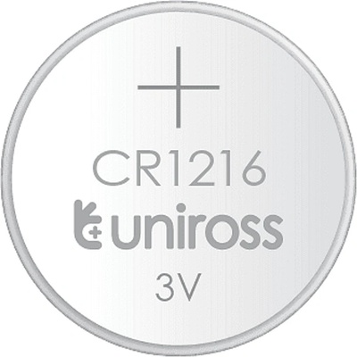 Uniross Батерии литиеви Uniross 8641, CR1216, 3V, 5бр (8641)