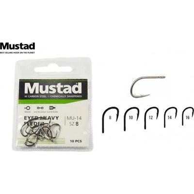 Mustad Eyed Heavy Feeder vel.8 10 ks