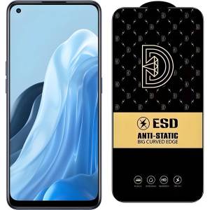OPPO Diamond антистатично закалено стъкло за Oppo Reno5 5G - Черен KP24215