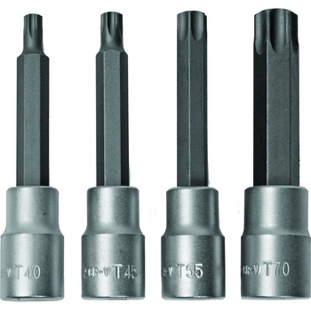 Topmaster Professional Вложки с накрайник 1/2"T40-T70 CR-V, 4 бр Top Master Pro (330322)