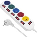 Maclean 5 Plug 1,5 m Switch (MCE204M/W)