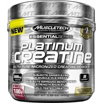MuscleTech Essential 100% Platinum Creatine 400 g
