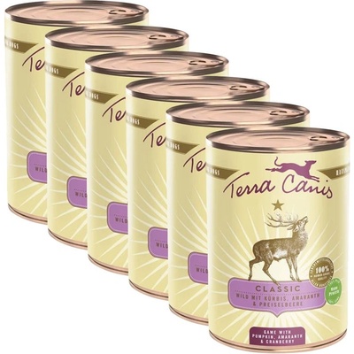Terra Canis Игра с тиква, амарант и боровинки 6 x 400 г