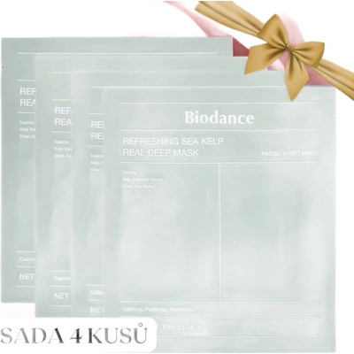 BIODANCE REFRESHING SEA KELP REAL DEEP MASK Inovativní zklidňující maska s s fermentovanou mořskou řasou 34 g – Sleviste.cz