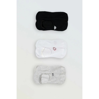 Reporter Young dívčí set ponožek s minimalistickou výšivkou 3-pack vícebarevná