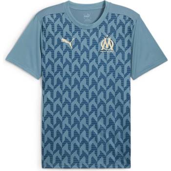 PUMA Olympique De Marseille Pre Match Shirt 2024 2025 Adults - Blue