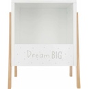 Atmosphera Dřevěný bílý regál do dětského pokoje, 40x33x30 cm