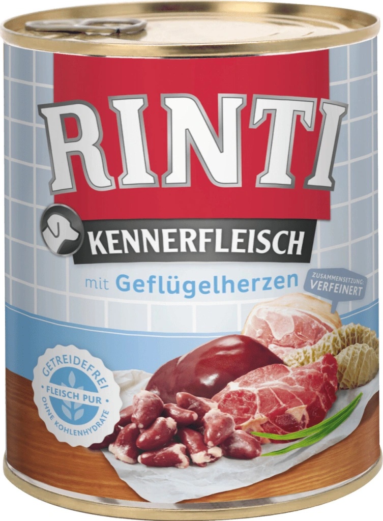Rinti Kennerfleisch hydinové srdiečka 800 g Rinti Kennerfleisch hydinové srdiečka 800 g
