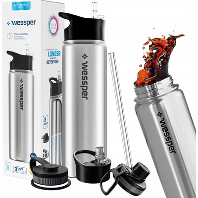 Wessper Termoska ActiveMax Steeline 700 ml strieborná