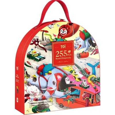 Toi World Детски пъзел Toi World - На пътя, 255 части (TWTK322)