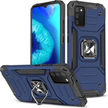 Wozinsky Хибриден кейс Wozinsky Ring Armor с магнитен държач за Samsung Galaxy A03s, Син