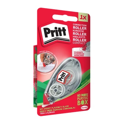 Henkel Валяк за отстраняване на повреди, 6 mm x 10 m, HENKEL "Pritt Compact Roller" 2753785 (2753785)