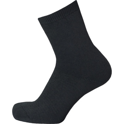 KNITVA Bavlněné froté ROBIN 5 párů Černá