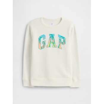 GAP Детски суитшърт с логото на GAP GAP | Byal | Момчешки | 104/110