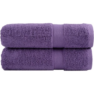 vidaXL Premium Shower Towels 2 pcs Purple 70x140 cm 600 gsm 100% Cotton - Untranslated (137356)