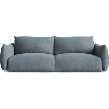 makamii Син шенилов разтегателен диван 230 cm Leila - Makamii (LEILA_3SF_61_P1_C4)