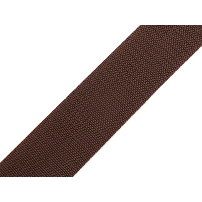 Prima-obchod Popruh polypropylenový šíře 40 mm tloušťka 1 mm, barva 77 hnědá tmavá
