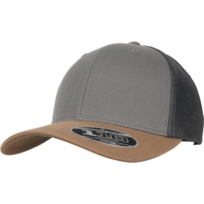 Urban Classics Шапка с козирка 110 Trucker earth tones one sizeUB-110T-01648 - Сив, размер one size