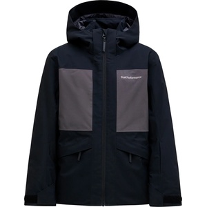 Peak Performance Детско ски яке Peak Performance Kid's Gravity Insulated Jacket Ski jacket - Black / Motion Grey - размер 140 (703-5635-0412)