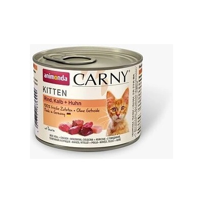 CARNY Kitten telecí kuřecí krůta 200 g