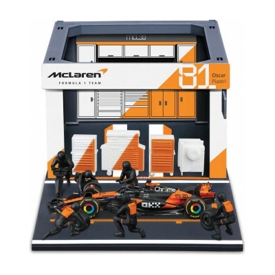 Bburago Bburago - Formula Racing F1 Pit Pass set - McLaren Team MCL39 (2025) 81 Oscar Piastri 1:43