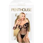 Penthouse - Чорапогащник с отворено дъно, Черно, S/L