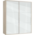 Bogdan Furniture G Гардероб с плъзгащи врати Мебели Богдан, модел BM-Ava 4, ГБ сонома и бяло гланц