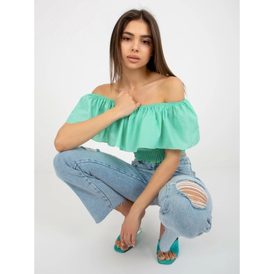 Lakerta dámský crop top LK-TP-508609.37 modrá světle