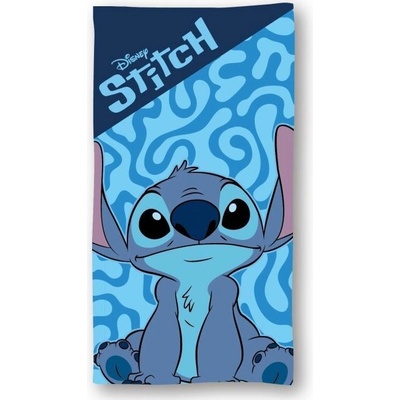 Faro osuška Lilo and Stitch blue bavlna 70 x 140 cm
