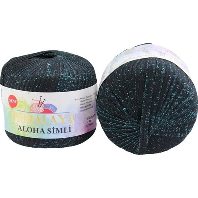 Himalaya Aloha Simli 128-08 černá, modrá