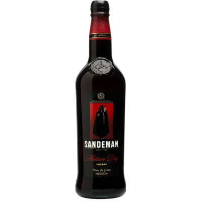 Sandeman Sherry Medium Dry 15% 0,75 l (holá láhev)