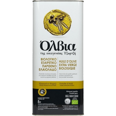 Lesvos Органично екстра върджин зехтин Оlvia - 10L (2x5L)